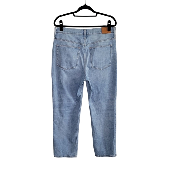 J.Crew High-Rise '90s Classic Straight Jeans Scuttle Wash Women's Size 31 BA656 - Picture 5 of 12